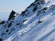 Pentes extrêmes non sécurisées au télésiège Laleto 2