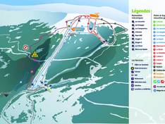 Plan des pistes Chalmazel