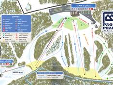 Plan des pistes Paoli Peaks