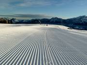 Très bonne préparation des pistes au Schwarzeck