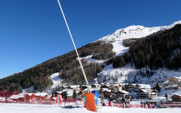 Fiabilité de l'enneigement val de Passiria (Passeiertal) – Fiabilité de l'enneigement Pfelders (Plan)