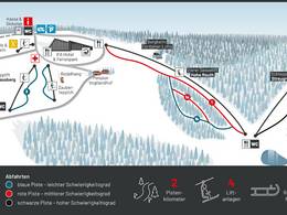 Plan des pistes Schöneck (Skiwelt)