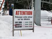 Affichage de l’état des remontées mécaniques