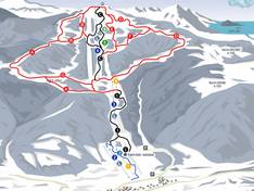 Plan des pistes Borno – Monte Altissimo