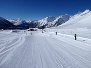 Les débutants peuvent s'entraîner parfaitement dans le Kinderland.