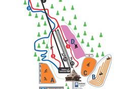 Plan des pistes Icoana – Cavnic‎