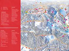 Plan des pistes Laajis – Laajavuori