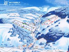 Plan des pistes Dolní Dvůr