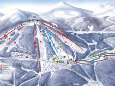 Plan des pistes Hochrindl – Sirnitz