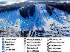 Plan des pistes Kokonniemi – Porvoo