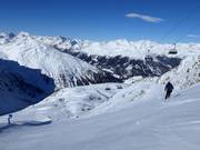 Piste difficile au télésiège Leppleskofel