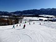 Zone d'entraînement facile dans la vallée au Dorf- et Hörnilift