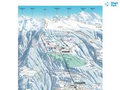 Plan des pistes Gspon (Staldenried)