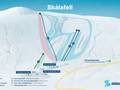 Plan des pistes Skálafell
