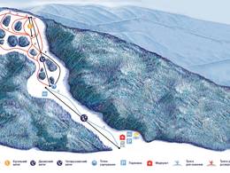 Plan des pistes Krasiya