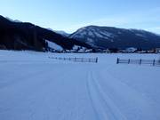 Piste de ski de fond au pied du Katschberg