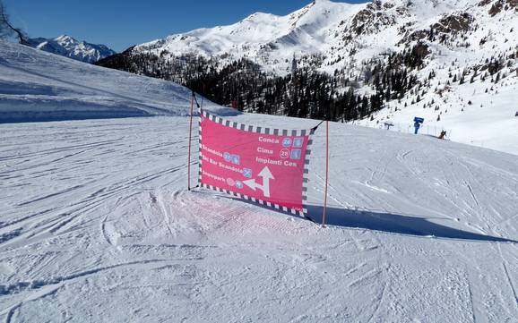 San Martino di Castrozza/Passo Rolle/Primiero/Vanoi: indications de directions sur les domaines skiables – Indications de directions San Martino di Castrozza