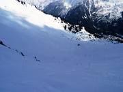 Piste difficile Bouquetins