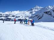 Cours de ski pour enfants dans le domaine skiable Weißsee Gletscherwelt
