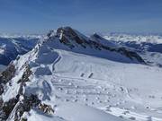 Piste de ski de fond d'altitude au Kitzsteinhorn