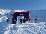 Parcours Skimovie dans la partie inférieure de la piste n° 16 (Streiteck)