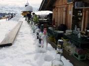 Bar de neige dans le domaine skiable d'Alta Badia