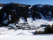 Vue sur Zauchensee avec Tauernkar