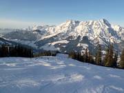 Descente vers Leogang jusqu'à la station intermédiaire