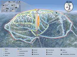 Plan des pistes Skiland – Mt. Aurora
