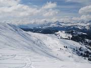 Depuis le Mont Vores, la vue s'étend sur l'Espace Diamant.