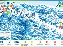 Plan des pistes Kékestetö