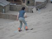 Descente en snowboard