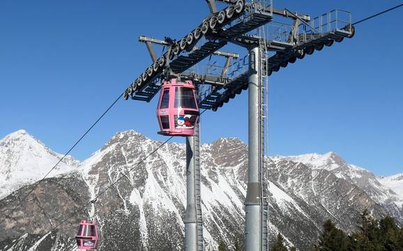 Valdidentro: meilleures remontées mécaniques – Remontées mécaniques  Cima Piazzi/San Colombano – Isolaccia/Oga