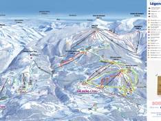 Plan des pistes Valberg/Beuil les Launes