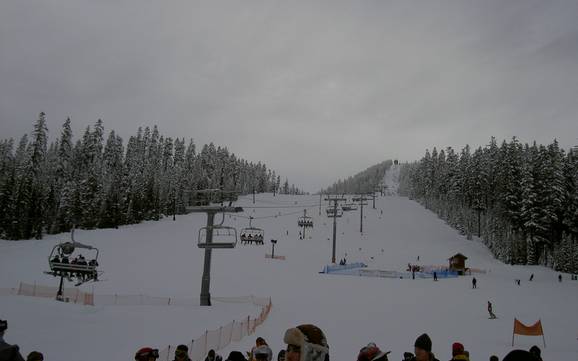 Skier près de Crescent