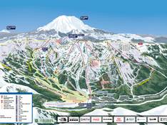 Plan des pistes Crystal Mountain (WA)