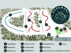 Plan des pistes Äänemäki – Äänekoski