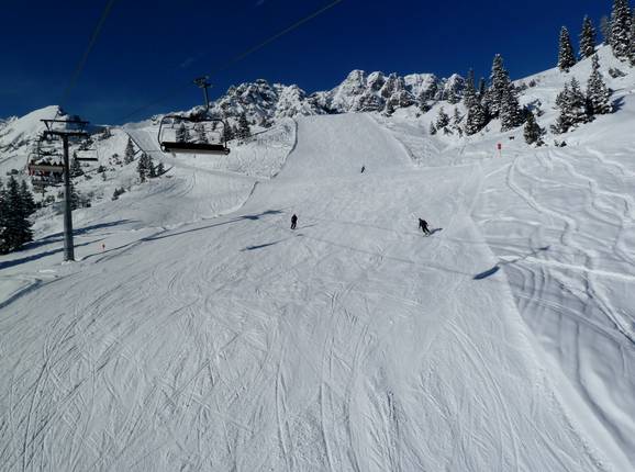 Descente au télésiège Glattjochbahn