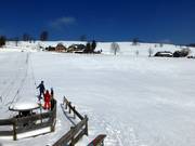 Espace d'entraînement aux téléskis à corde