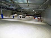 La piste principale de gauche depuis le sommet