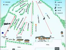 Plan des pistes Ward Hill – Shrewsbury