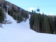 Descente standard vers la station intermédiaire