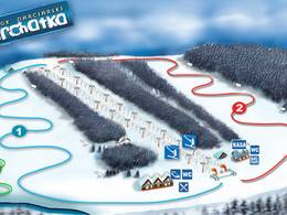 Plan des pistes Parchatka
