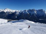 Piste de rêve vers Sent