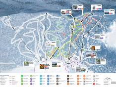 Plan des pistes Manzherok