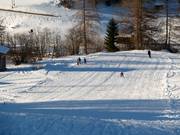 Descente sur le côté droit du téléski