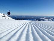 Préparation parfaite des pistes dans le domaine skiable de Whakapapa