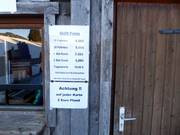 Informations sur les prix à la caisse