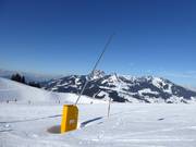 Lance à neige dans le domaine skiable Sudelfeld