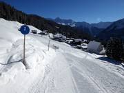 Piste facile Kristbergabfahrt